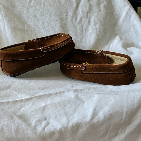 Handmade Natural Leather Indoor Slippers -  Handmade toddler slippers